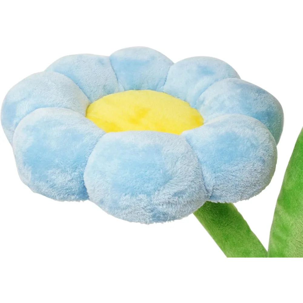 Six-Tier Cat Tower for Climbing and Resting, 63.8 Inch Tall Flower-Themed Cat Tree with Platforms and Scratching Post