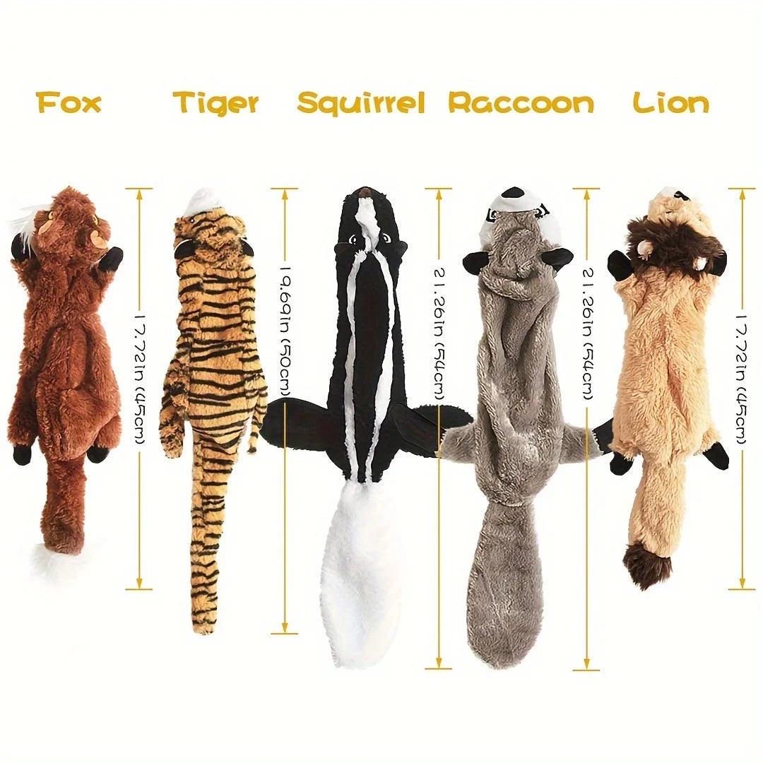 Squeaky Plush Dog Toy - Durable Chew for Small to Large Breeds, Interactive Teething Play, Ideal Birthday Gift