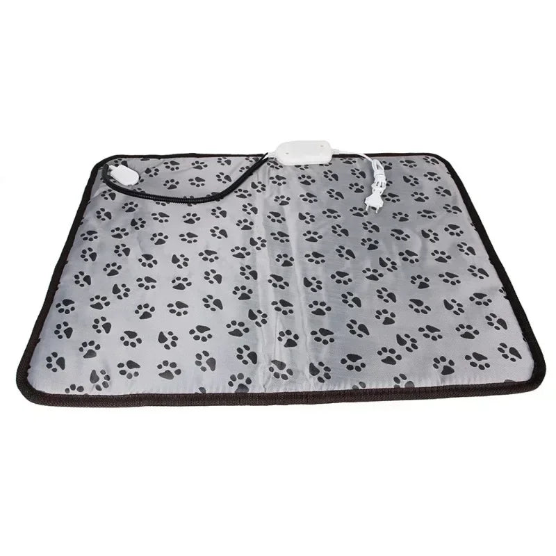 Heated Bed Cat Winter Bite-Resistant Waterproof Dog Pet Nest Pad Power-Off Blanket Mat Warming Protection Electric Warmer